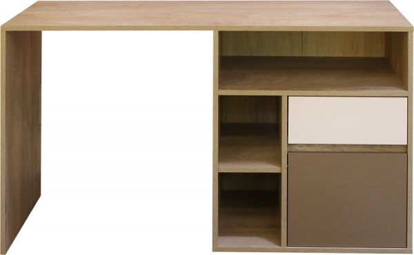 Стіл письмовий Accord Міто МІ 1 білий/дуб ендерейн/латте 