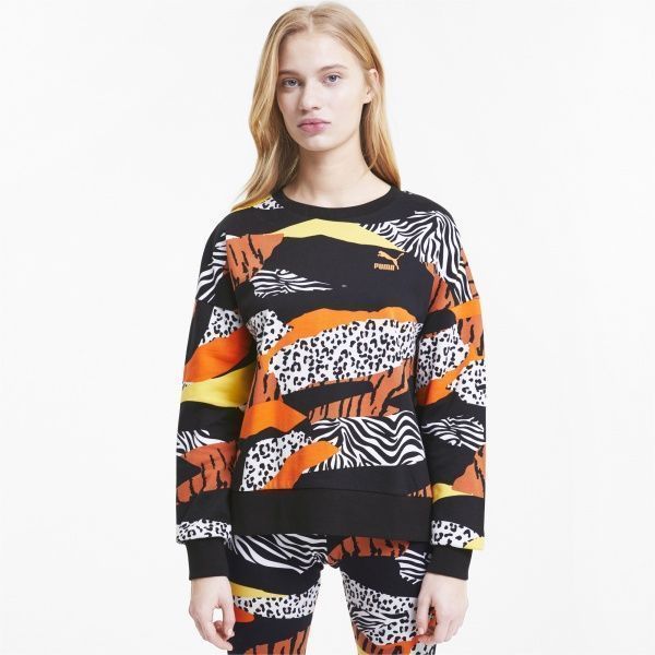 Джемпер Puma Classics Graphics Crew 59772888 р. S різнокольоровий
