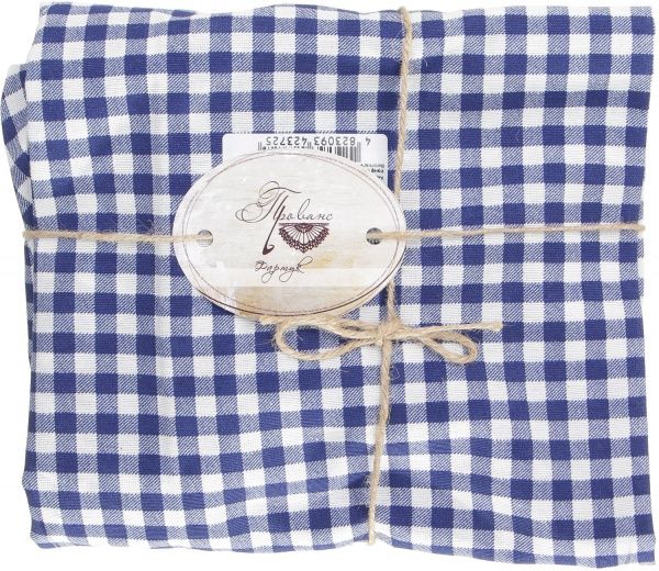Фартух 70х59 см синя клітина Прованс