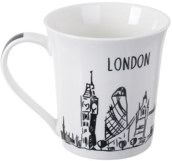 Чашка Travels London 380 мл фарфор Fiora