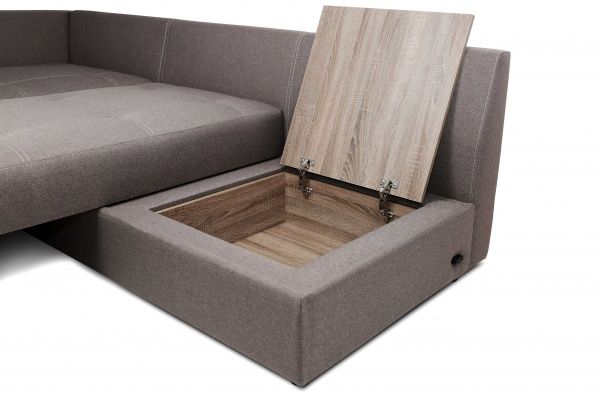 Диван кутовий VECTOR EP-BDT UD коричневий/бежевий лівий 3000x2170x740 мм