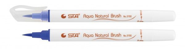 Маркер акварельный STA кисточка AQUA NATURAL BRUSH STA3700-86 ультрамарин 
