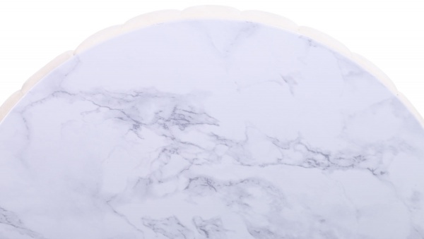 Набір декоративний Monaco 44,5х44,5х51 см/36х36х38 см білий/золотистий 