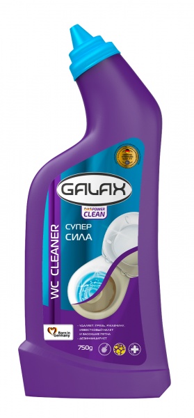 Засіб для чищення унітаза Galax das PowerClean Супер сила 750 г 