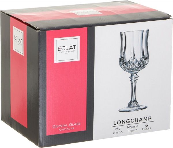 Набор бокалов для вина 250 мл 6 шт. Longchamp L7550 Eclat