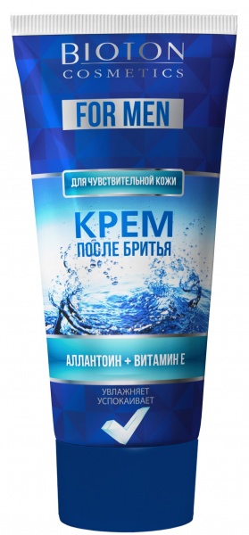 Крем після голіннязаспокійливий Bioton для чутливої шкіри