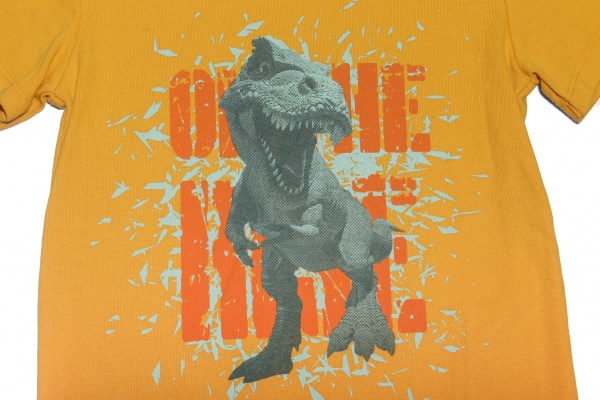 Футболка для мальчика 076-1006 р.140 желтый 