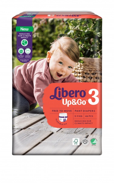 Подгузники-трусики Libero Up&Go 3 5-9 кг 46 шт.
