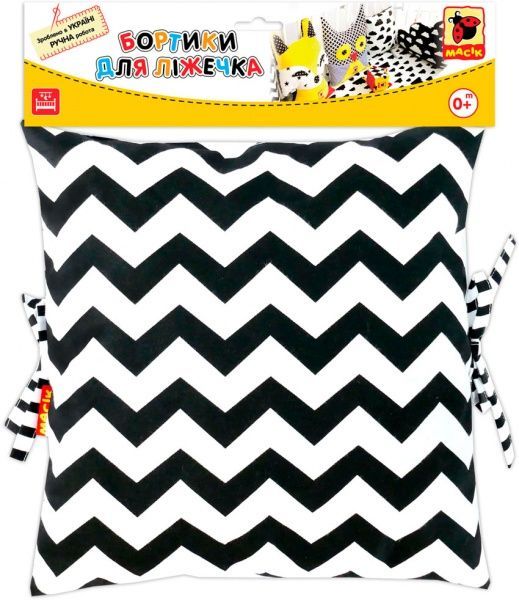 Бортик для кроватки Macик Подушка B&W МС 110512-01