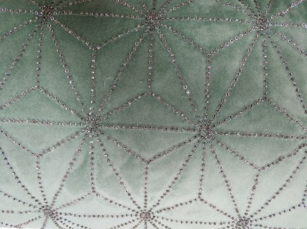 Подушка декоративна Модерн 30x50 см зелений із чорним La Nuit 