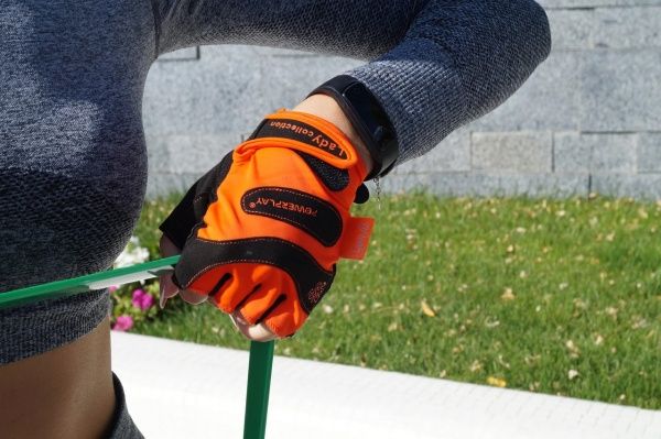 Рукавички для фітнесу PowerPlay PP_1729D_XS_Orange р. XS 
