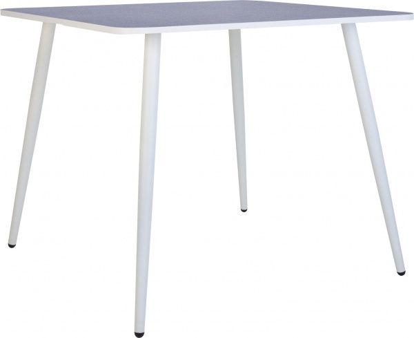 Стіл обідній Nowy Styl MODERN LITE WHITE (18) 1200х800 сірий шифер/білий 