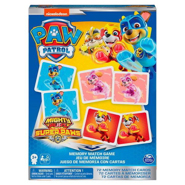 Игра настольная Spin Master мемори «Щенячий патруль Мегащенки» (72 карточки) SM98273/6033301