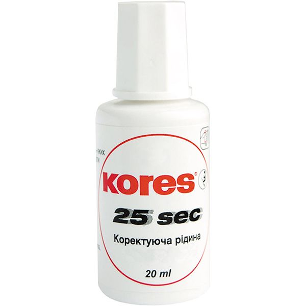 Коректор Kores 20 мл з пензликом K66817
