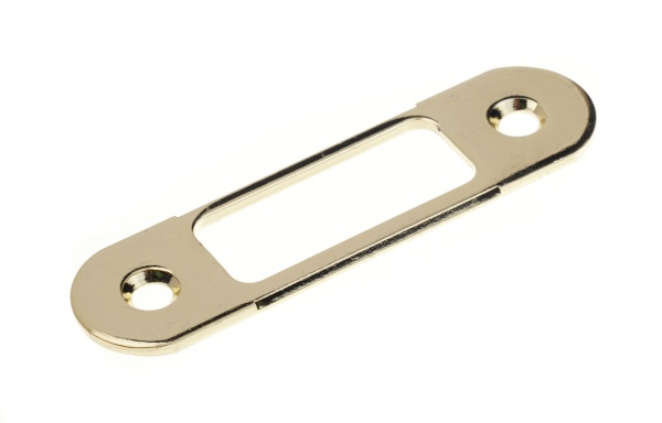 Планка зворотна STV нікель полірований 80 мм 22 мм для магнітного замка