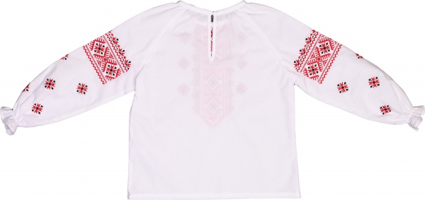 Вышиванка для девочек Эдельвика р.128 белый 360-21/09 