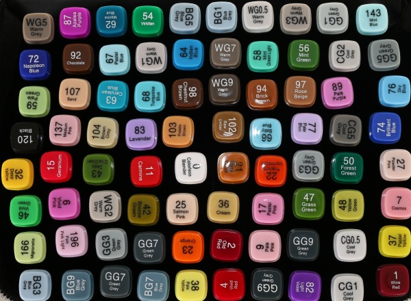 Набор двусторонних маркеров Touch 80 шт. разноцветный 