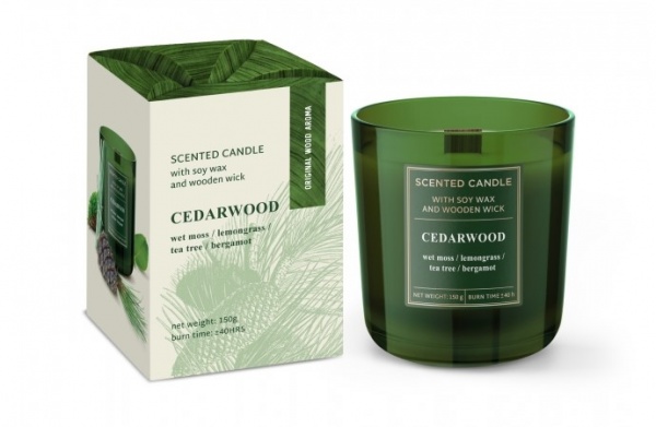 Свеча ароматическая Bartek Candles Дерево (150 г) 