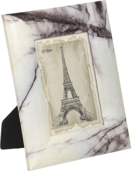 Рамка для фото Мармур 21,5х31,5х1,5 см сіро-рожевий 13х18 см 