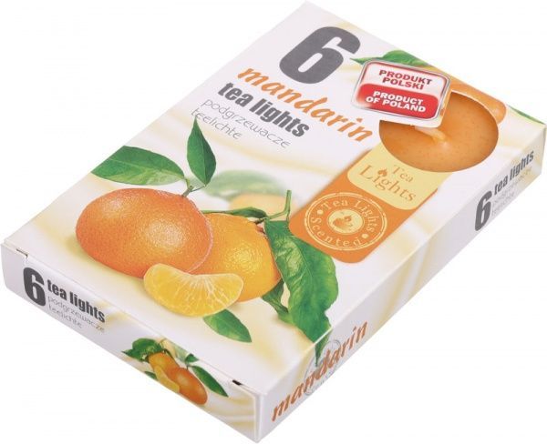 Набір свічок Мандарин 6 шт.