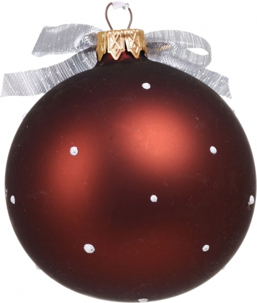 Шар новогодний Символ года-декупаж d 80 мм в ассортименте