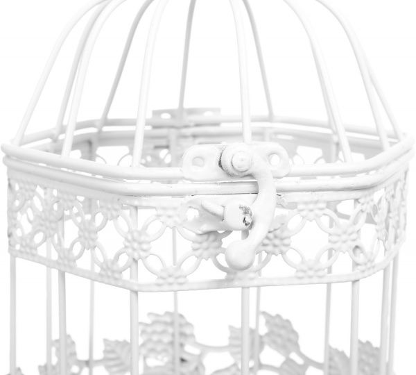 Клітка декоративна Cage Мережка 12,5х11х19 см білий 