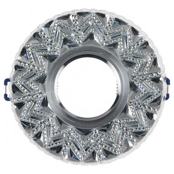 Светильник точечный LightMaster с LED-подсветкой GU5.3 прозрачный CL7091 