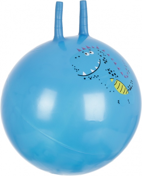 Мяч Zhuchuang Toys надувной с рожками дино KH4-08/blue 