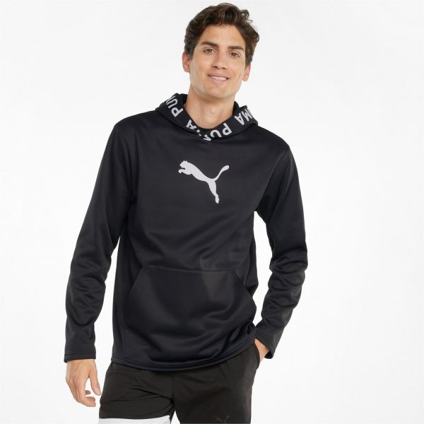 Джемпер Puma TRAIN PWR FLEECE HOODIE 52089301 р. XL черный