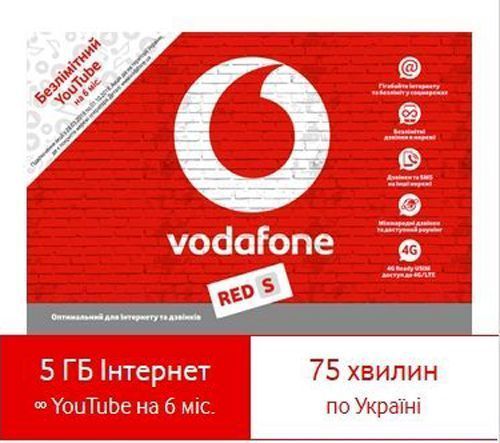 Пакет Vodafone Red S