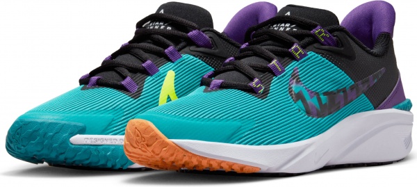 Кроссовки Nike NIKE STAR RUNNER 4 NN SE (GS) FJ1805-300 р.36,5 бирюзовый