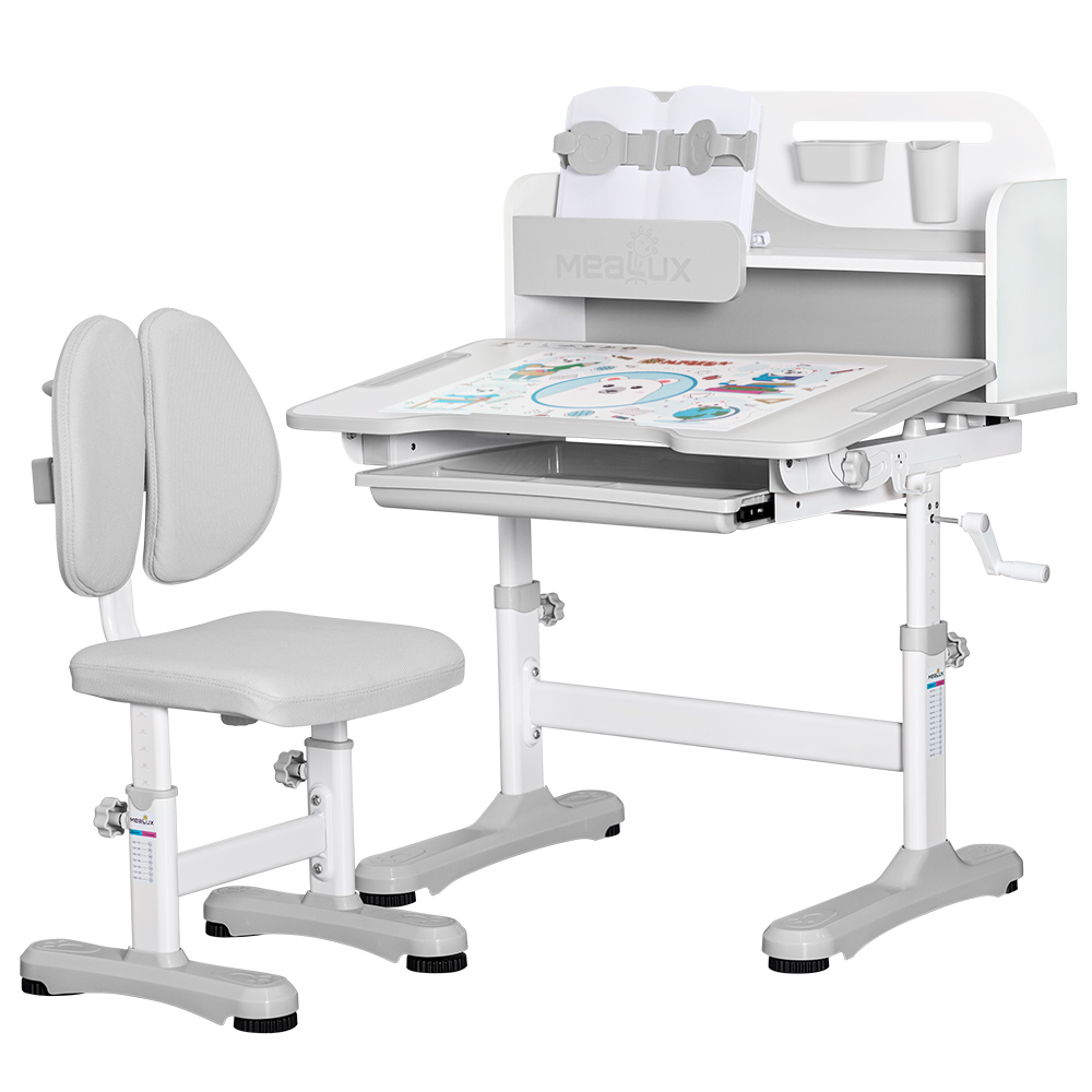 Комплект мебели детский Mealux Wave Grey