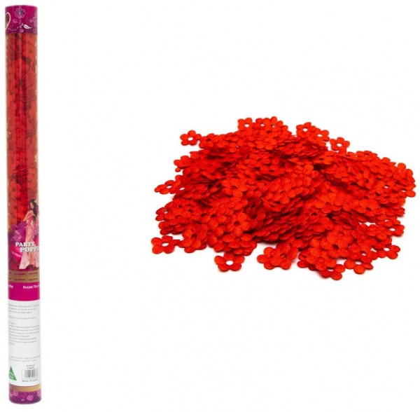 Хлопушка конфети - цветочки 60 см 400676 