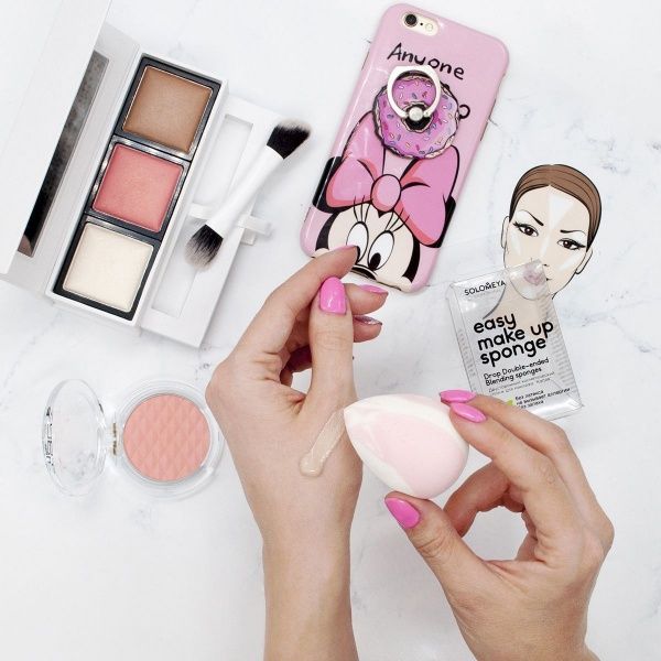 Спонж Solomeya двусторонний Капля 