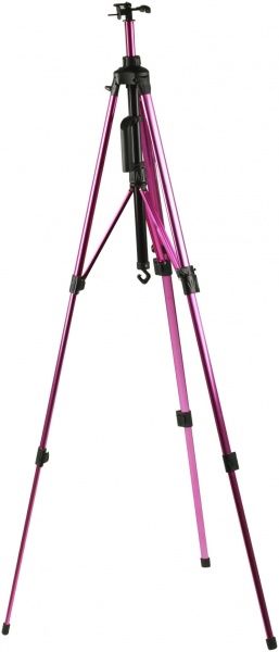 Мольберт-тринога алюмінієвий темно-червоний DK15304 D.K. Art & Craft 138х83х158 см