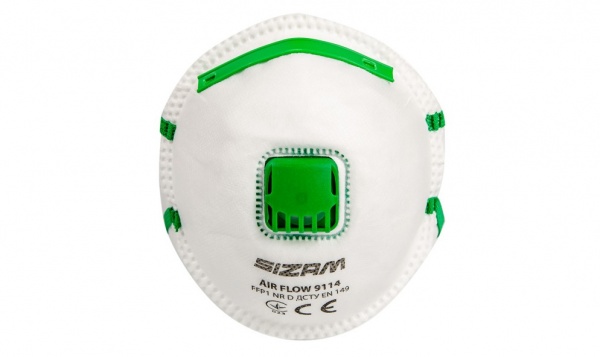 Респиратор Sizam AIR FLOW 9114 FFP1 1 шт. 35075