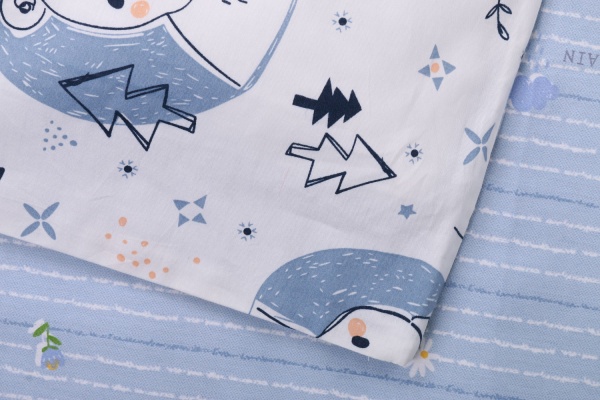 Комплект постельного белья NANTONG розовый с рисунком