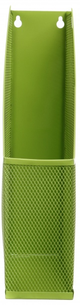 Лоток для паперів вертикальний метал 25х72х32 см салатовий Nota Bene