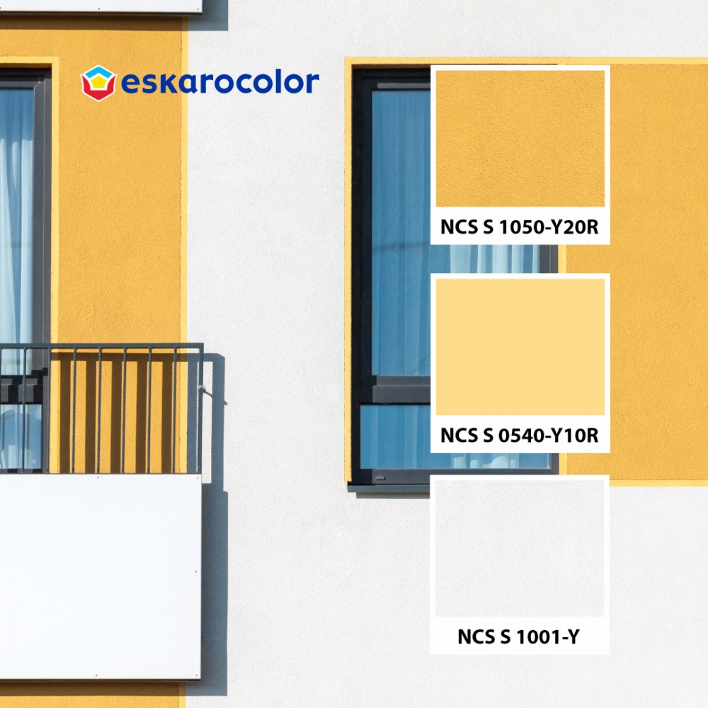 Фарба фасадна силіконова Eskaro Akrit F Kаrbon TR мат база під тонування 2,7л 3,24кг