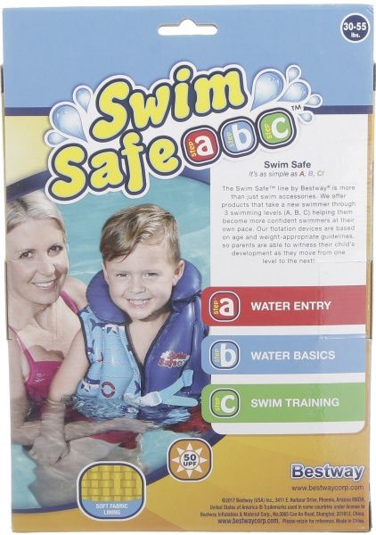 Жилет детский Bestway надувной 51х46 см 32156 ассортимент