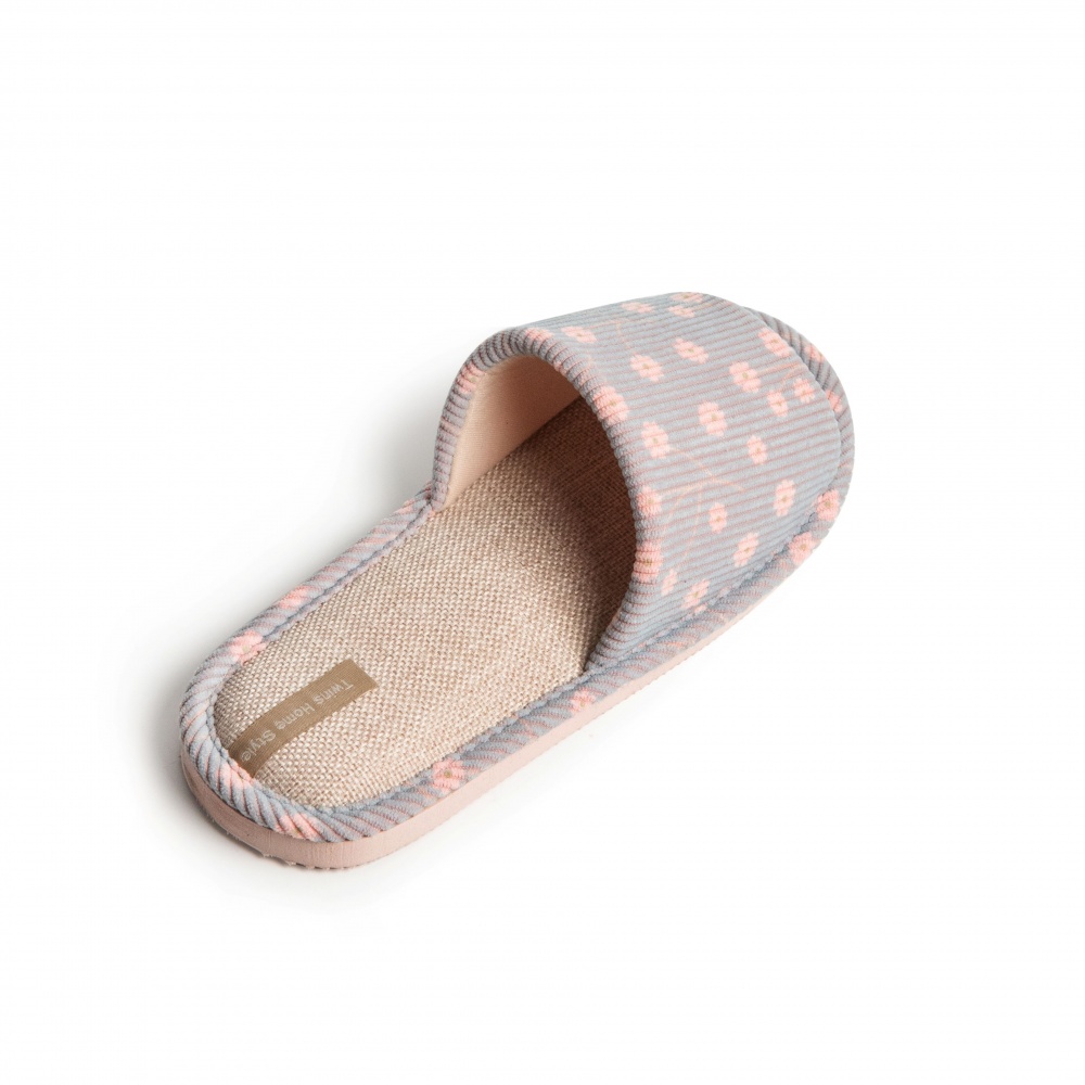 Капці для дівчаток Twins Spring вельвет р.32-33 блакитний 17352