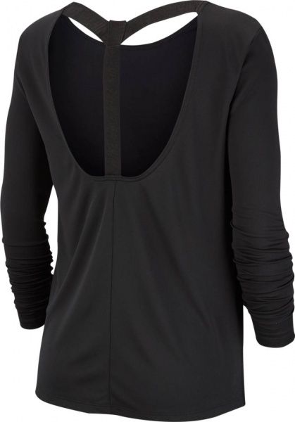 Футболка Nike W NK DRY LS TOP ELASTIKA BV4425-010 M чорний