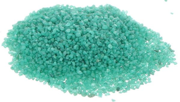 Песок декоративный Gutti 6016 Turquoise green, 0,8-1,2 мм, 300 г