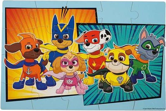 Пазл деревянный Spin Master 4 в 1 «Щенячий Патруль» 23х15 см SM98490/6040049