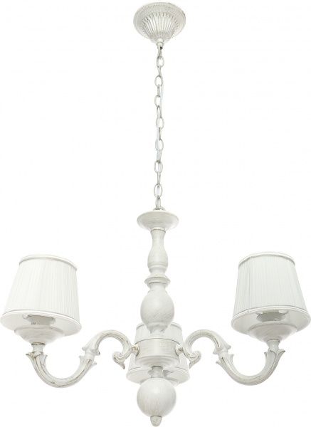 Люстра подвесная Интеркласс НСБ 04-3хХХ-301 3x60 Вт E14 антик/белый Н9446-8 