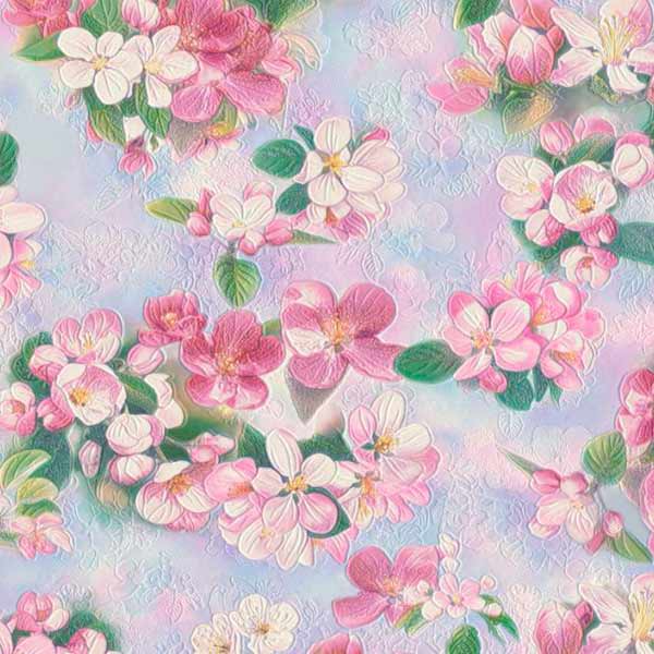 Шпалери зі спіненого вінілу Слов'янські шпалери Expromt Сакура 5696-10 0,53x10,05 м