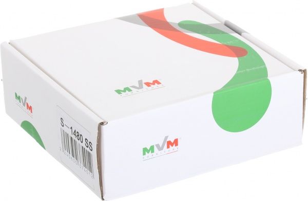 Ручка на розетке MVM S-1480 SS без запирания матовый хром