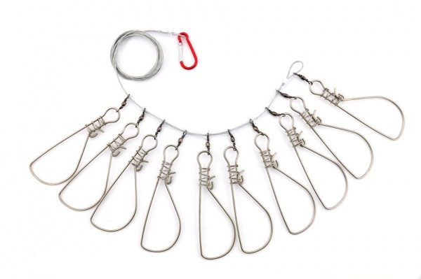 Кукан Fishing ROI на тросе 10 крючков