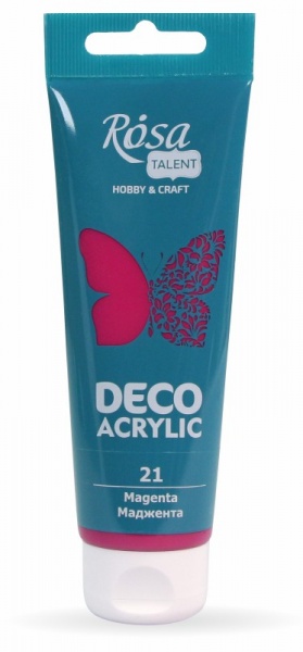 Акрил для декору Маджента 75 мл Rosa Talent