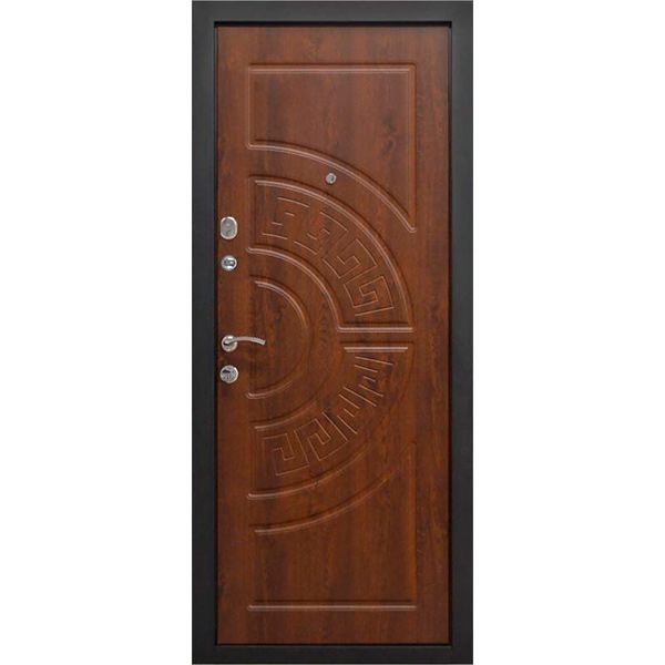 Дверь входная Министерство дверей КС 08 V дуб темный 2050x860 мм левая